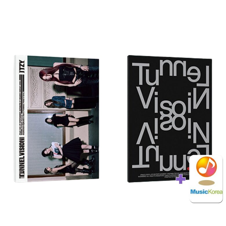 ITZY - 11th Mini Album [TUNNEL VISION] (Photobook Ver.) + MusicKorea Photocard